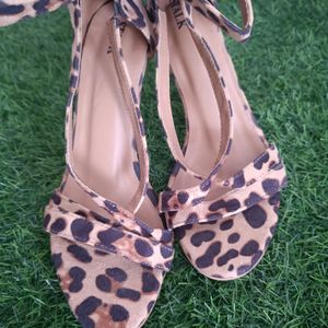 Leopard Print Pencil Heel