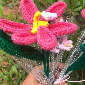 Handmade Crochet Small Bouquet