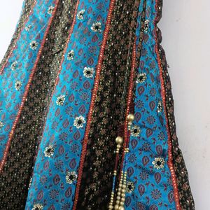 Designer Traditional Chaniya-crochet Padded SALE