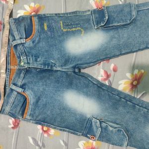 Demin Cargo Blue #Jeans / Waist Size 28