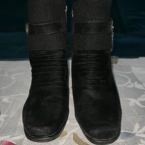 Sweet Baby Boot Size 6 Black Velvet