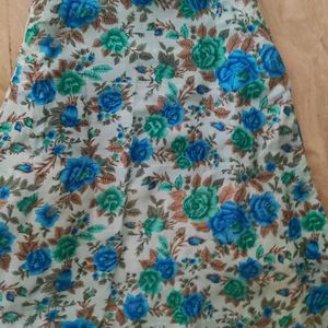 Blue Skirt And Blouse For Weddings