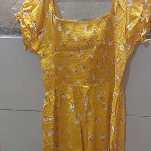 Imported Yellow jumpsuit New with tag