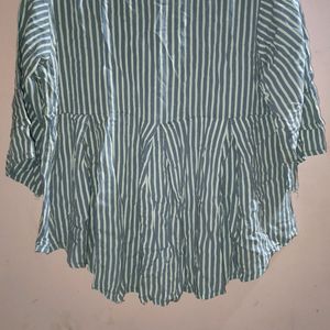 Blue & White Stripes Shirt