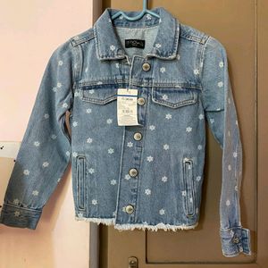 New W Tag, Rio Girls Denim Jacket, 8-9 Yrs