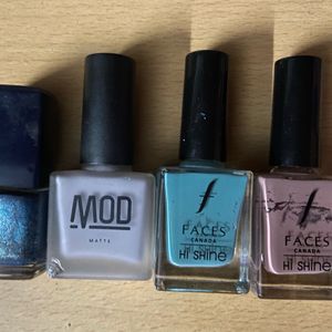 Set Of 4 Nail paints