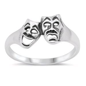 Tragedy Mask Ring