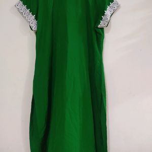 Beautiful Lace Work Kurti