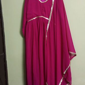 New/Unused Anarkali Gown With Dupatta