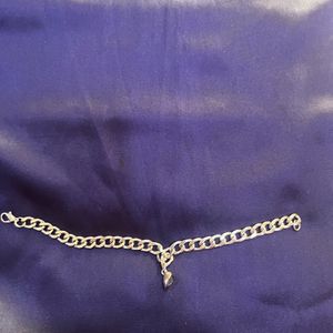 A Silver Broken Heart Braclet