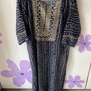 bandhani style ethnic kurta