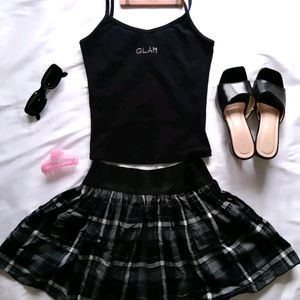 Black And White Skirt