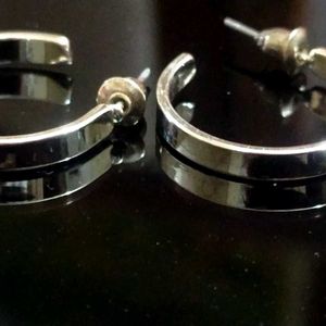 Dainty silver hoop earrings - Chic Style