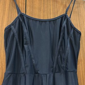 Navy Blue Bodycon Corset Dress