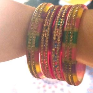 Beautiful Colourful Bangles set