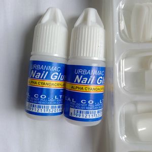 Pretty Women 100 Nail Tips With Glue