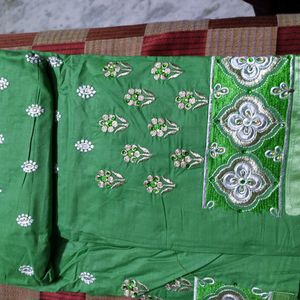 Unstitched Beautiful Green Suit