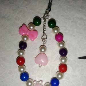 Multi Colour Phone Charm