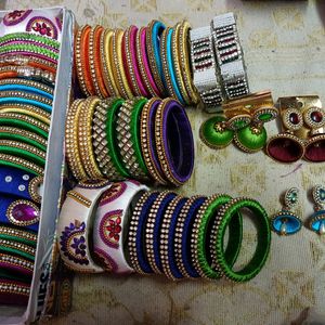 Clearance Sale Handmade Bangles N Earrings