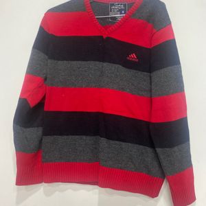 Red Colour Woollen sweatshirt