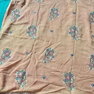 Heavy Embroidery Saree