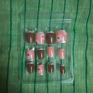 Reusable|Washable Korean Nails - Set Of 12