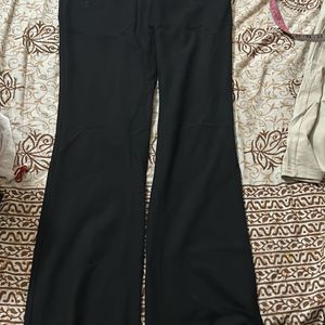 Straight Fit Black Pants