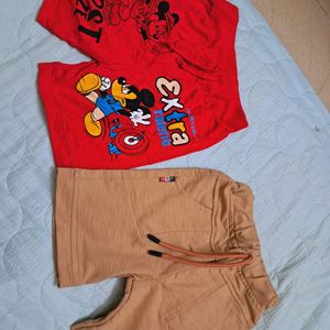 Combo Of 2 Short Pants For Kids.