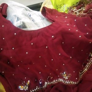 Readymade Diamond Heavy Saree