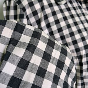 Gingham Long Shirt