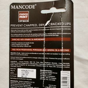 Mancode Choco Mint Lipbalm (Seal Packed)