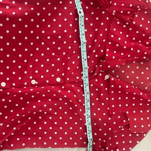 Polka Dots Red Shirt