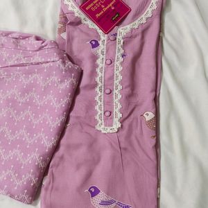 BRANDED COTTON KURTI SETS