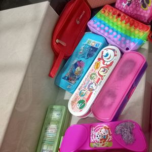 Pencil Box & Pouches - 10 Count