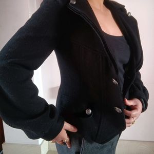 Women Solid Overcoat