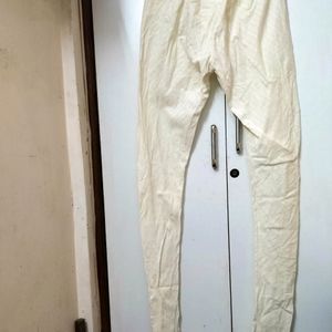 Srishti Pure Cotton Ivory Churidar Pajama