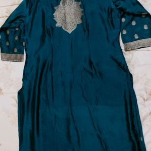 Peacock Green Kurta Set