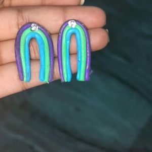 Clay Earings+ Free Gift