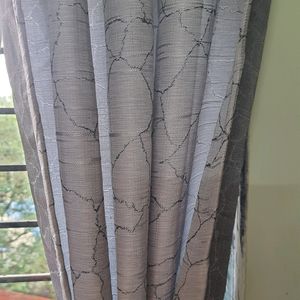 BRAND NEW Grey Window Curtains