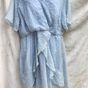 CUTE LIGHT BLUE FROCK