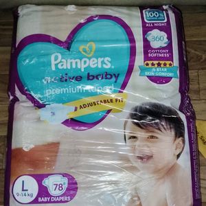 Pampers Taped style Active Baby Diaper