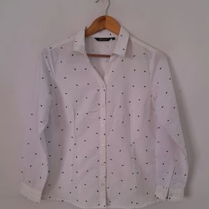 Off White Printed Shirt (Women's)