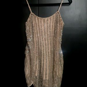 X By NBD Lala Embellished Sequin Dress