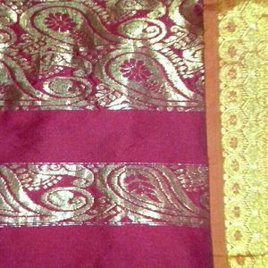 Pattu Saree With Jerry Borders, Palau.