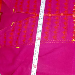 Khadi Pure Cotton Designer Kurti