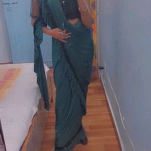 Sequin Partywear Saree (WITH FREEBIES!!)