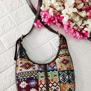 Stylish Jacquard Sling Bag