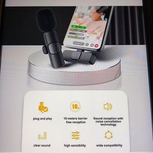 K8 Wireless Microphone For Content Creator New