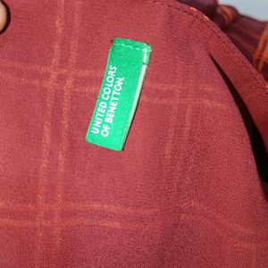 Rust Top By United Colors Of Benetton