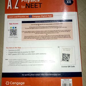 CENGAGE  A to Z Physics For NEET